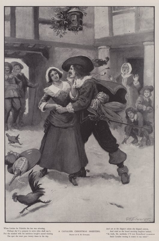 En kavalerisk julehilsen af George Henry Edwards