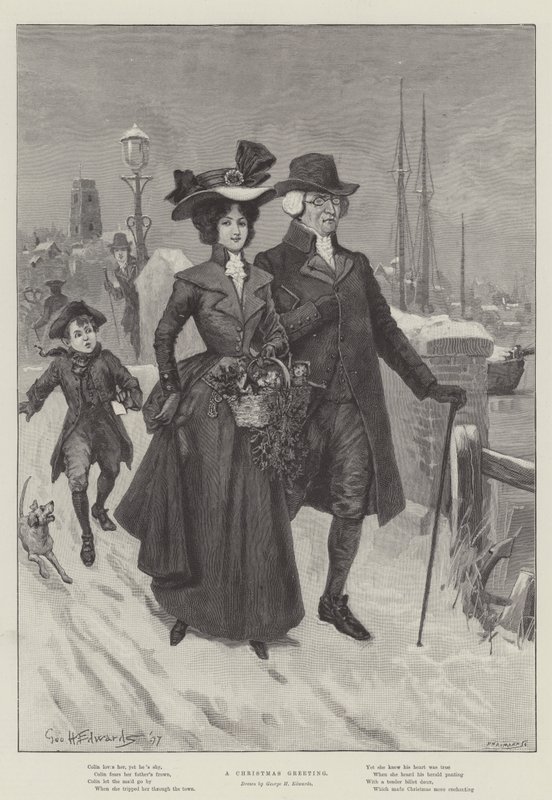 En julehilsen af George Henry Edwards