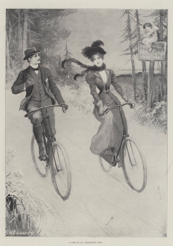 En tur på Valentinsdag af George Henry Edwards