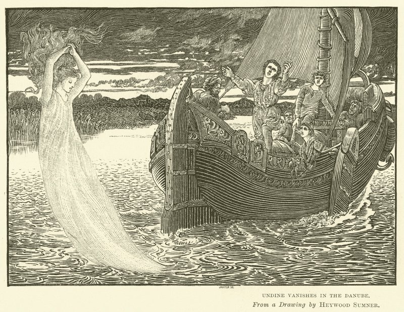 Undine forsvinder i Donau af George Heywood Maunoir Sumner