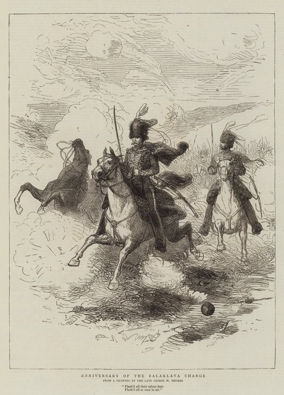 Årsdagen for angrebet i Balaklava af George Housman Thomas