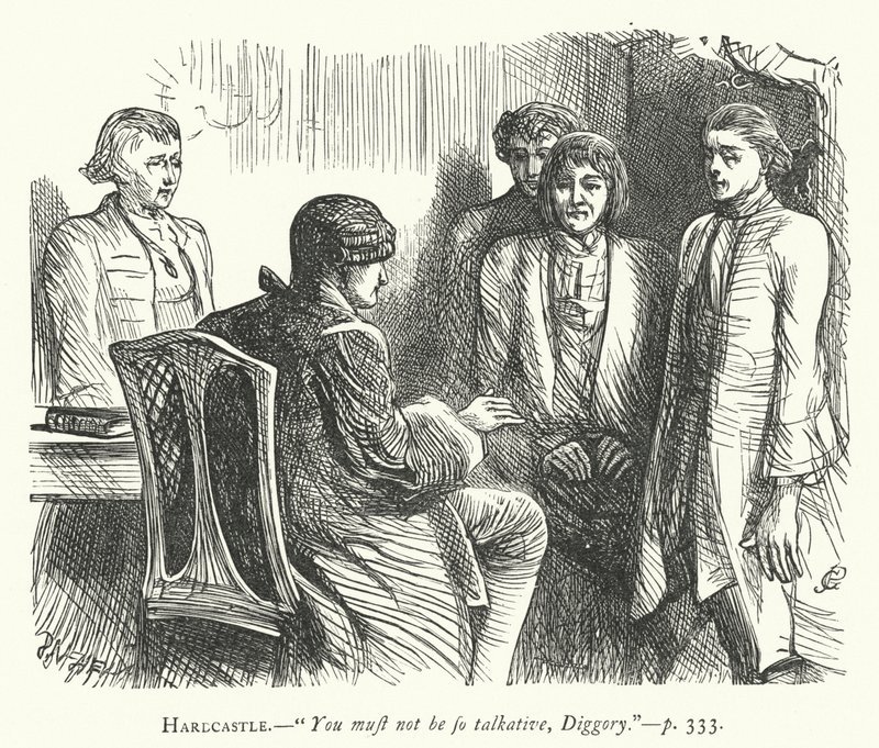 Illustration til She Stoops To Conquer (gravering) af George John Pinwell