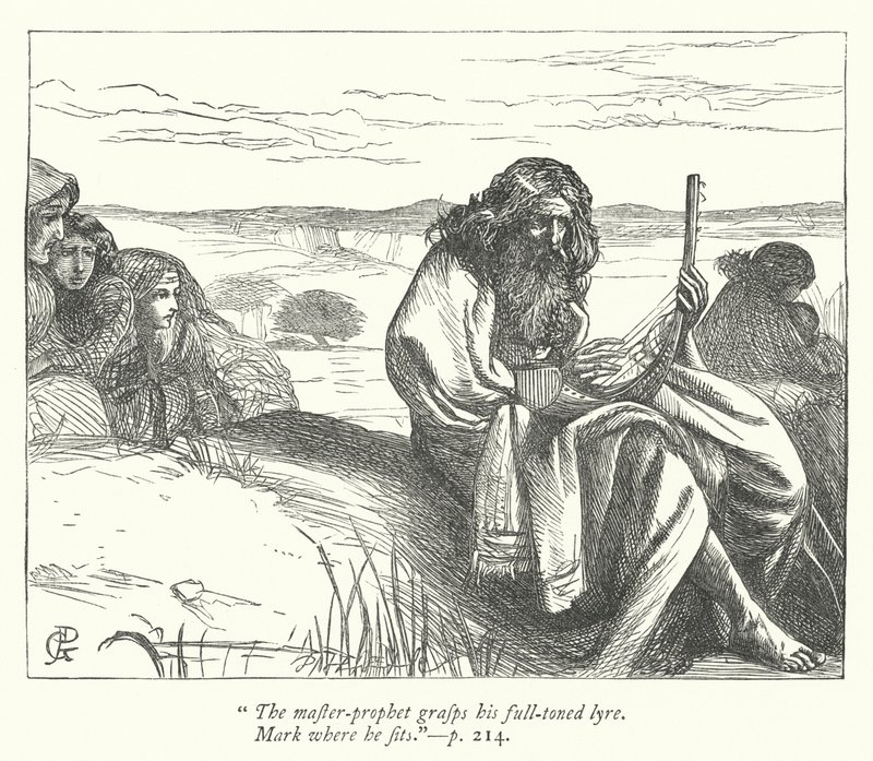 Illustration til Fangenskabet (gravering) af George John Pinwell