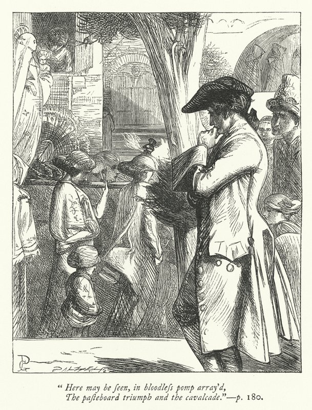 Illustration til den rejsende (gravering) af George John Pinwell
