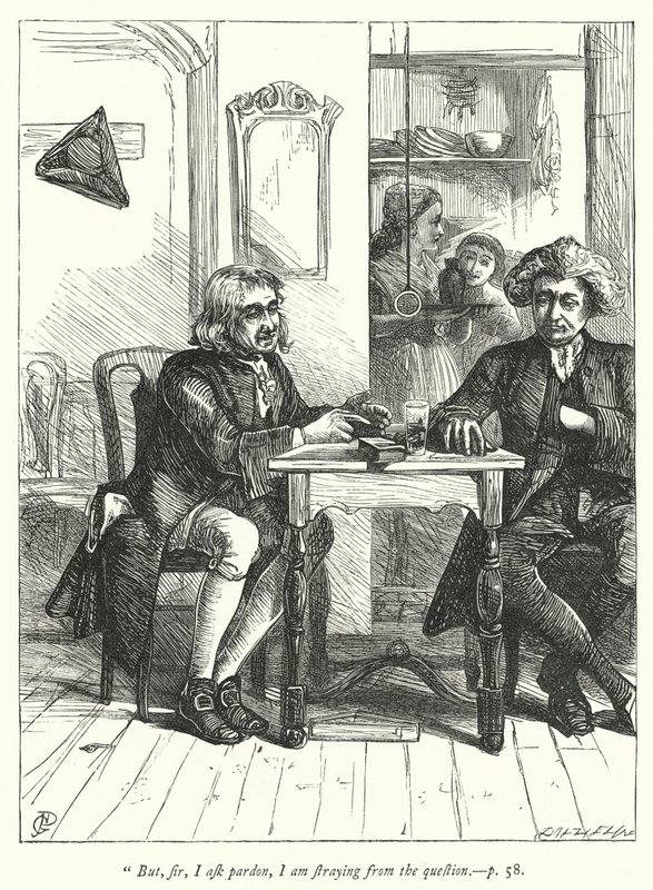 Illustration til The Vicar of Wakefield (gravering) af George John Pinwell