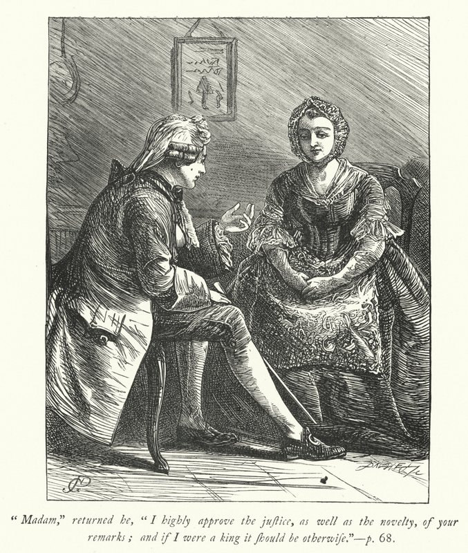 Illustration til The Vicar of Wakefield (gravering) af George John Pinwell
