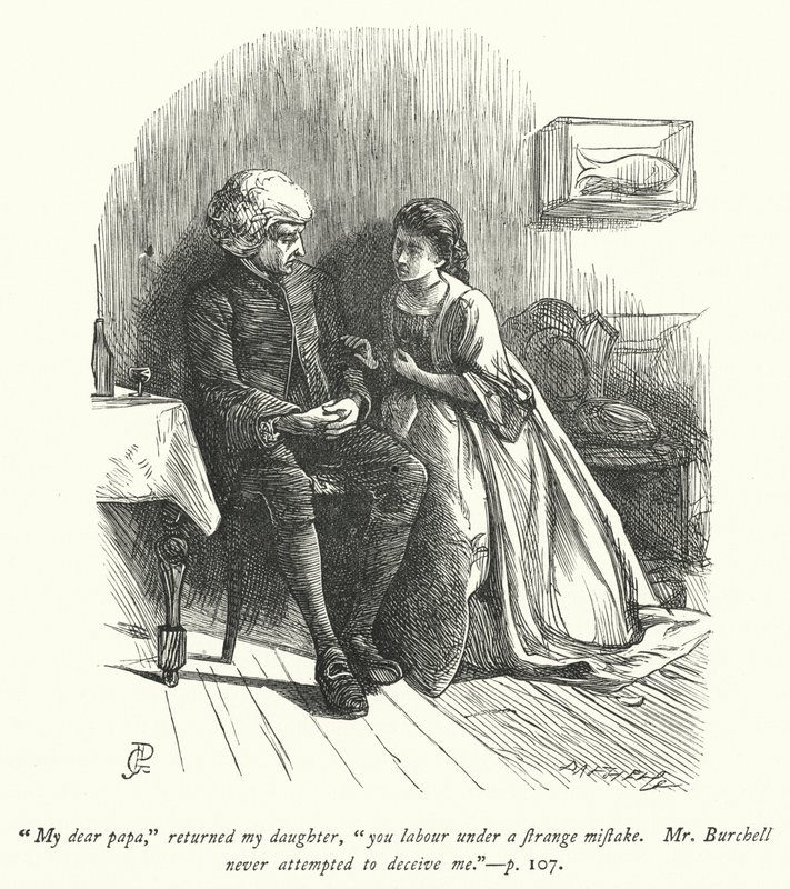 Illustration til The Vicar of Wakefield (gravering) af George John Pinwell