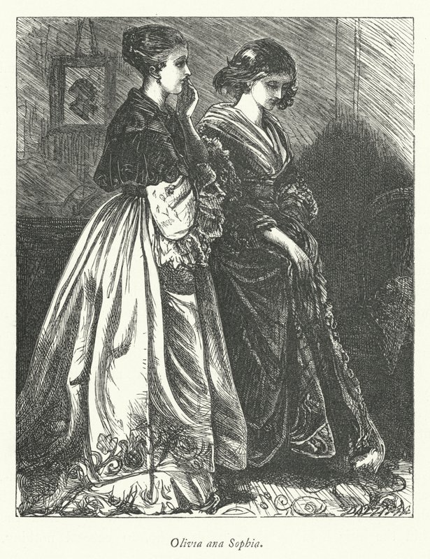 Illustration til The Vicar of Wakefield (gravering) af George John Pinwell