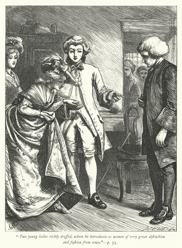 Illustration til The Vicar of Wakefield (gravering) af George John Pinwell