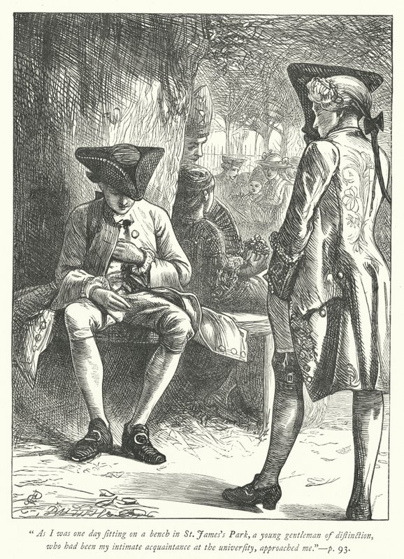 Illustration til The Vicar of Wakefield (gravering) af George John Pinwell