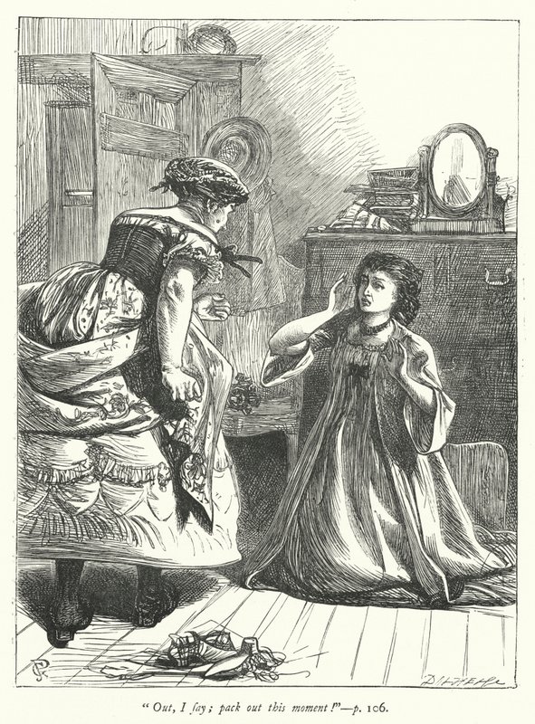 Illustration til The Vicar of Wakefield (gravering) af George John Pinwell