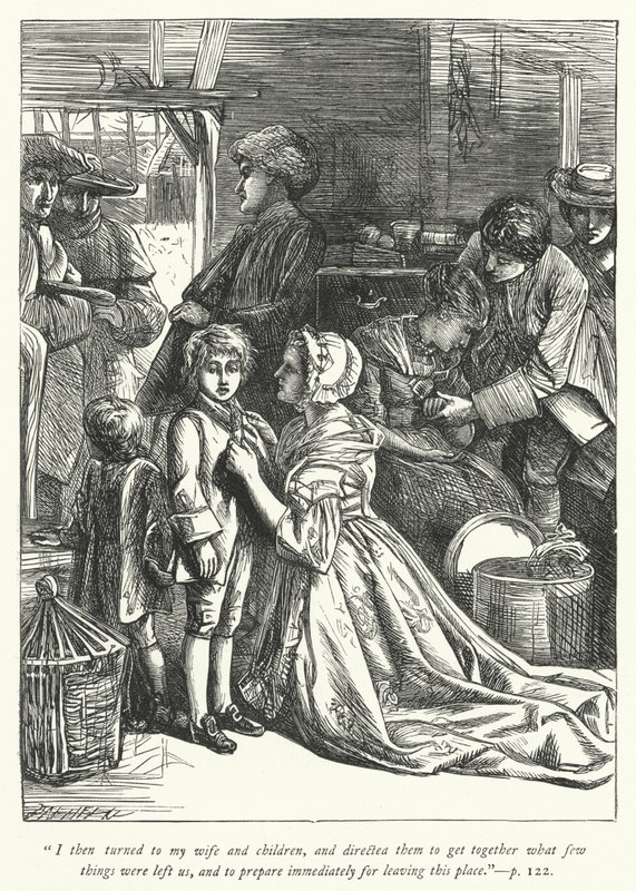 Illustration til The Vicar of Wakefield (gravering) af George John Pinwell