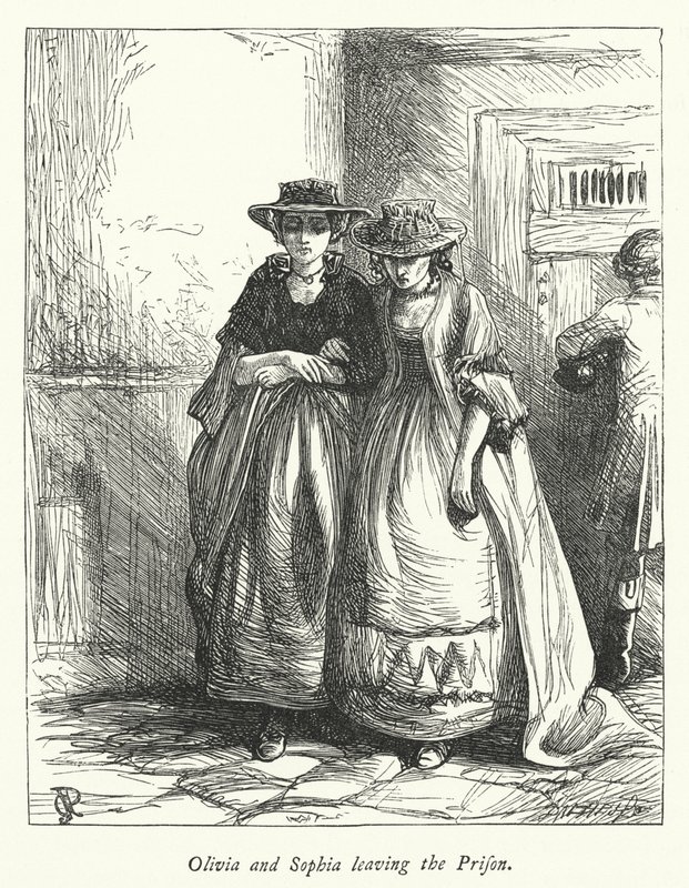 Illustration til The Vicar of Wakefield (gravering) af George John Pinwell