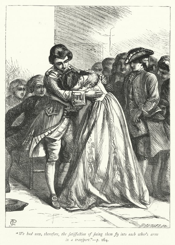 Illustration til The Vicar of Wakefield (gravering) af George John Pinwell