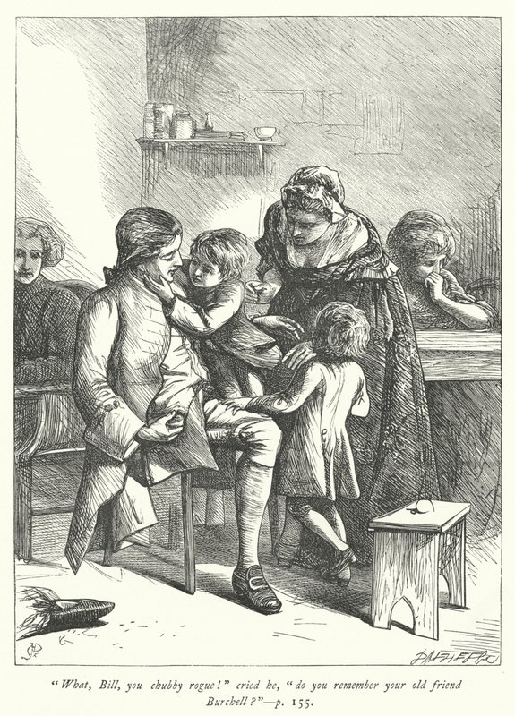 Illustration til The Vicar of Wakefield (gravering) af George John Pinwell
