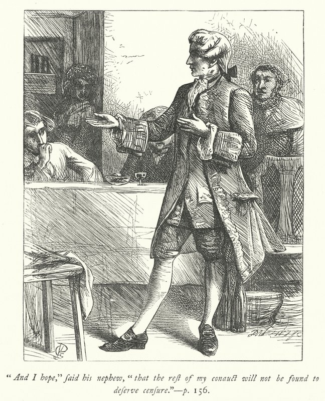 Illustration til The Vicar of Wakefield (gravering) af George John Pinwell