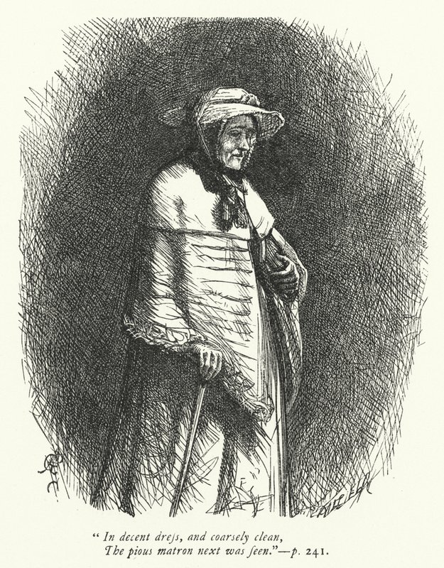 Illustration til Threnodia Augustalis (gravering) af George John Pinwell
