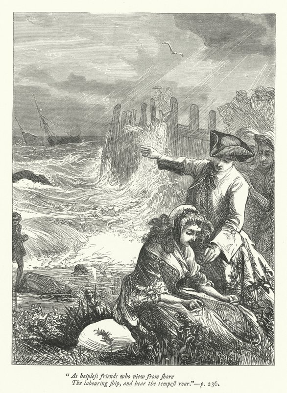 Illustration til Threnodia Augustalis (gravering) af George John Pinwell