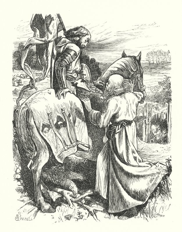 Pilgrimens afgang (gravering) af George John Pinwell