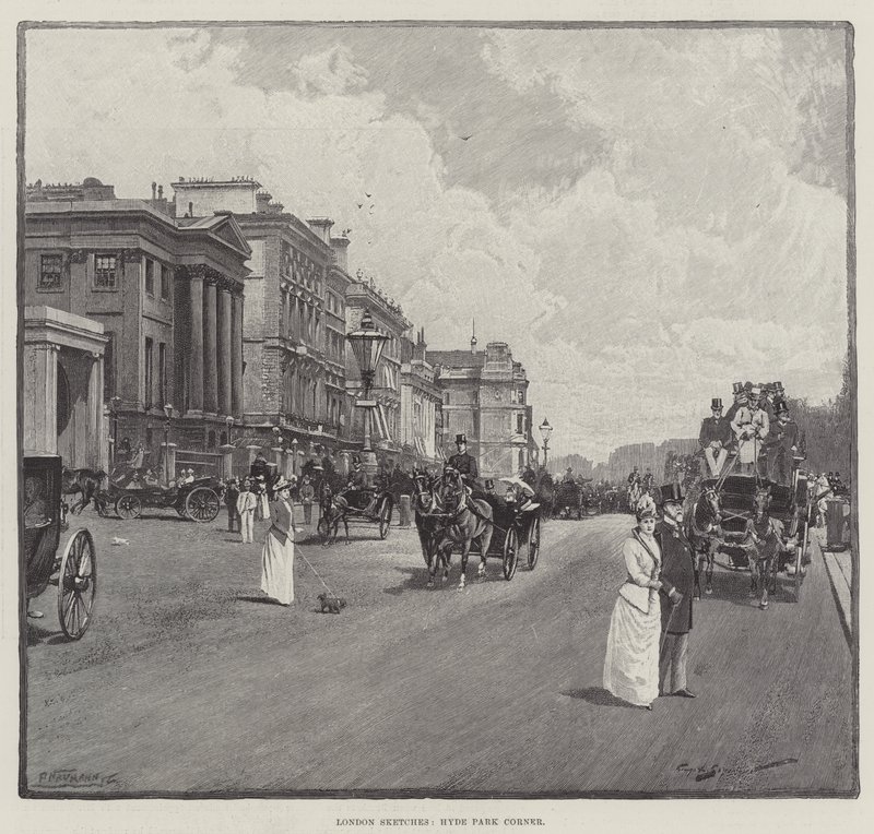 London Sketches, Hyde Park Corner af George L. Seymour