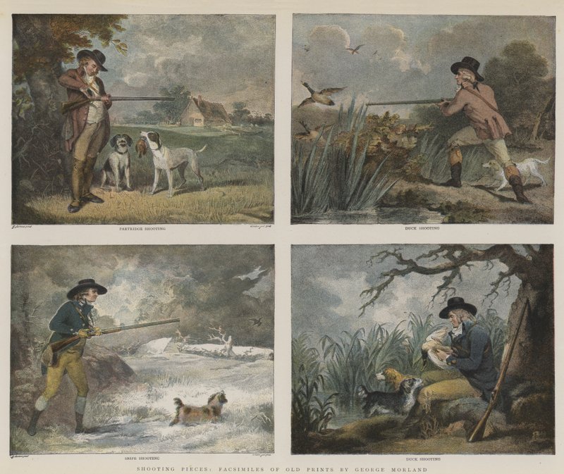 Skydestykker (chromolitho) af George Morland