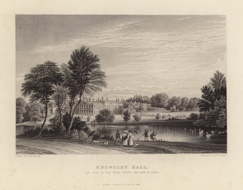 Knowsley Hall af George Pickering