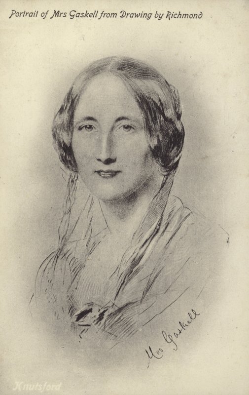 Mrs Gaskell (1810-1865), engelsk romanforfatter og novelleforfatter af George Richmond