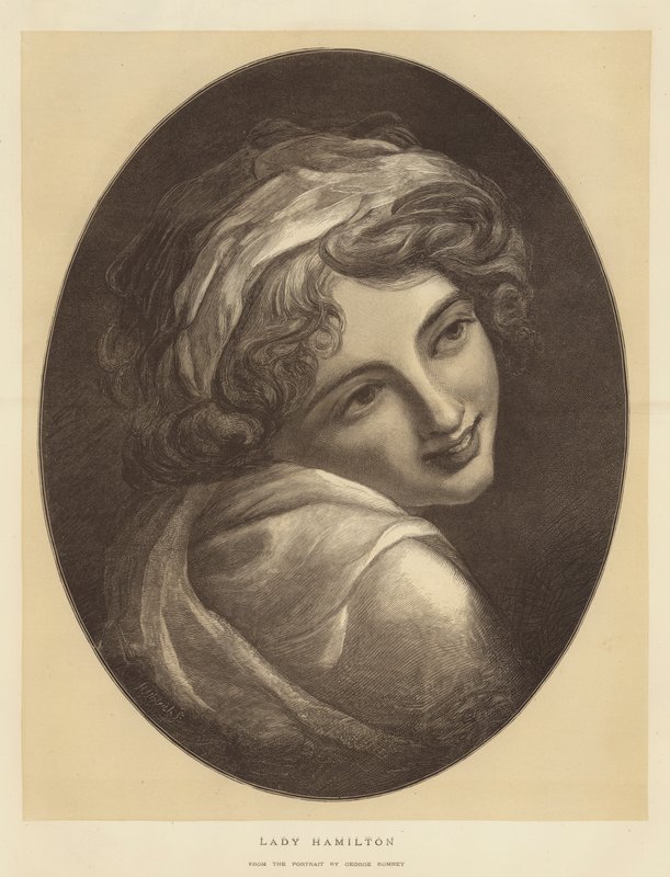 Lady Hamilton af George Romney