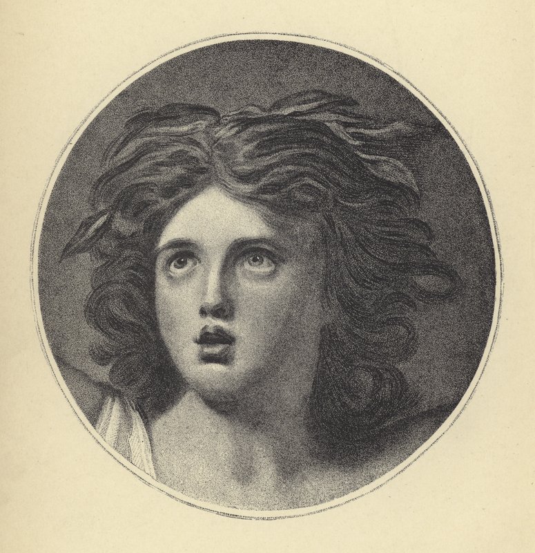 Lady Hamilton som Cassandra af George Romney
