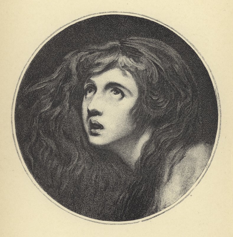 Lady Hamilton som Miranda af George Romney