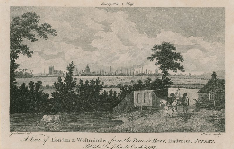 Udsigt over London og Westminster af George Samuel Elgood