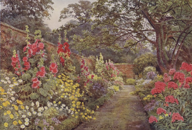 Blyborough, Stokroser af George Samuel Elgood