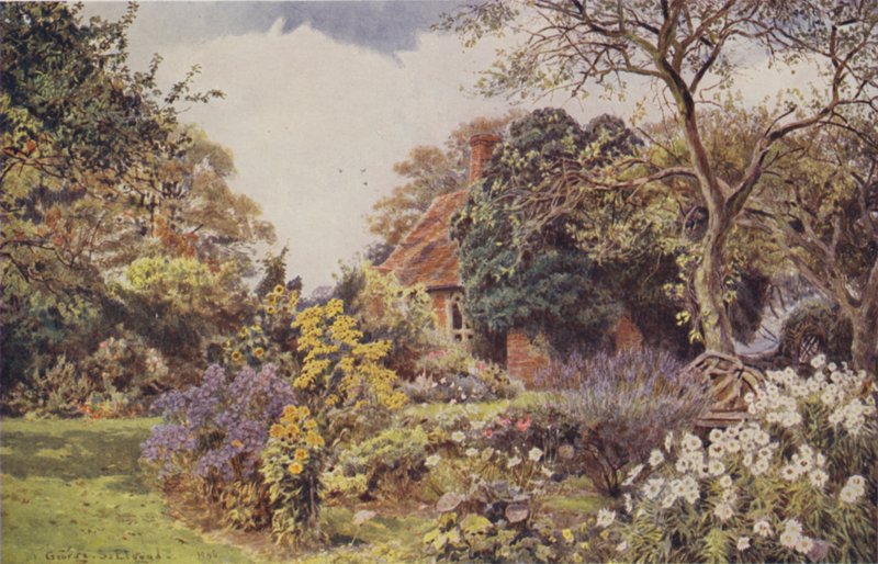 Stone Hall, Easton, Venskabshaven af George Samuel Elgood