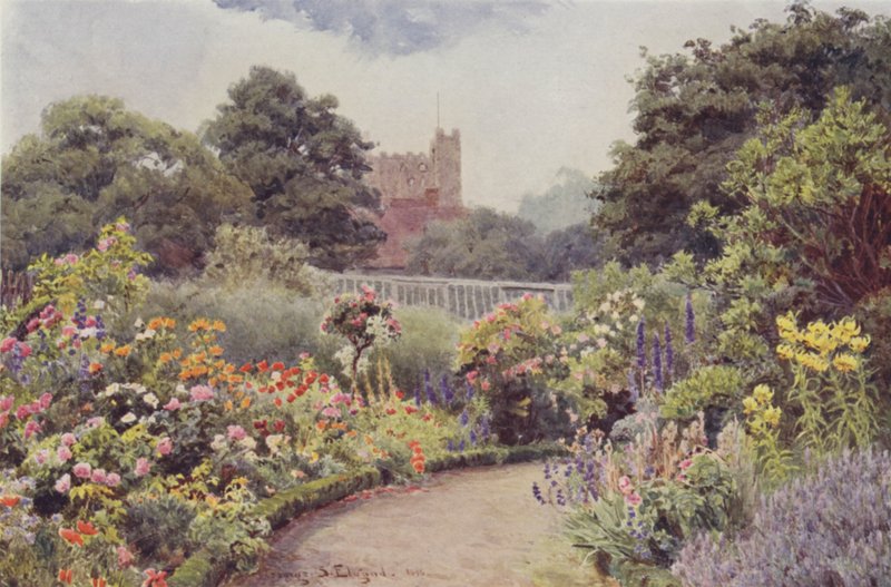 Deanery Garden, Rochester af George Samuel Elgood
