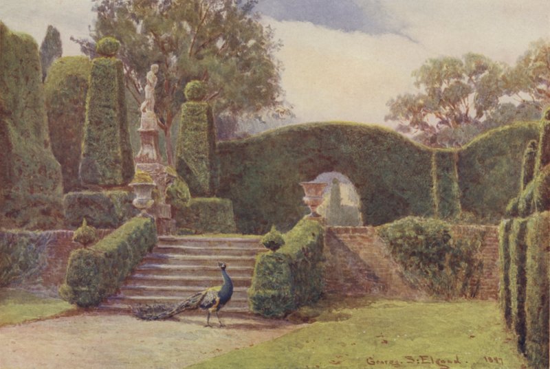 The Terrace, Brockenhurst af George Samuel Elgood