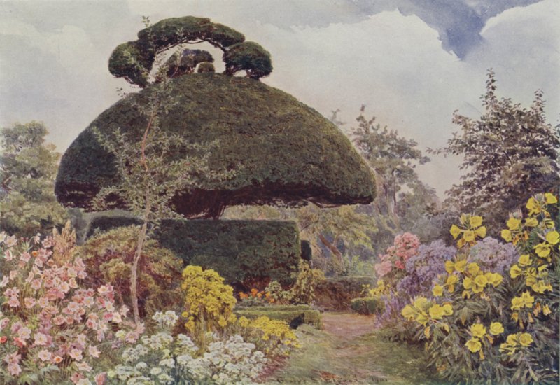 The Yew Arbour, Lyde af George Samuel Elgood