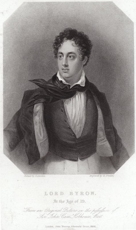 Portræt af Lord Byron af George Sanders