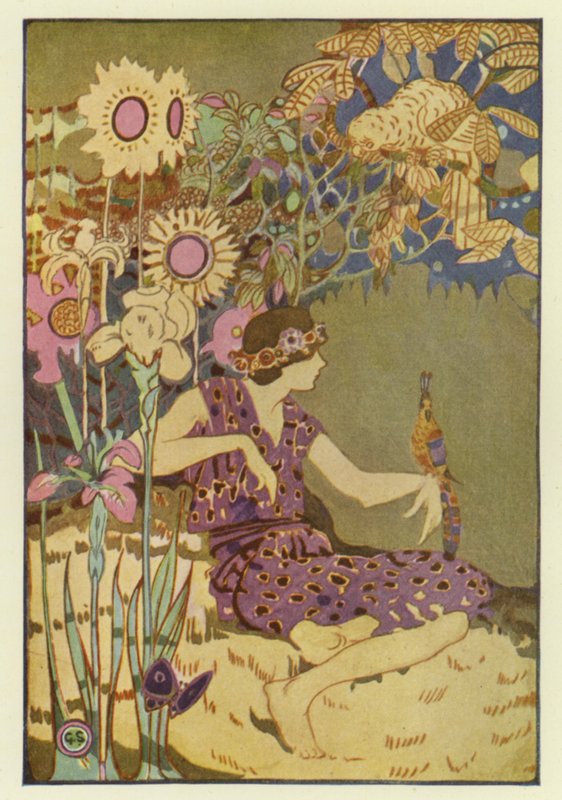 Hendes navn er Summer (farve litho) af George Sheringham