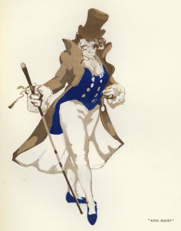 Illustration til The Happy Hypocrite af Max Beerbohm (farve litho) af George Sheringham