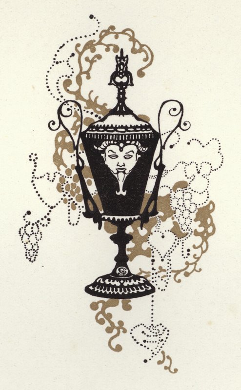 Illustration til The Happy Hypocrite af Max Beerbohm (farve litho) af George Sheringham
