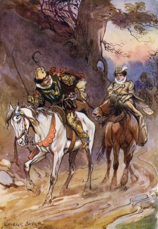 Når Katharines hest snublede, stormede han og bandede på det stakkels slidte dyr af George Soper