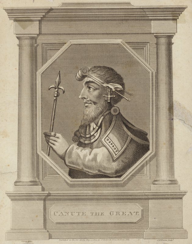 Cnut den Store af George Vertue