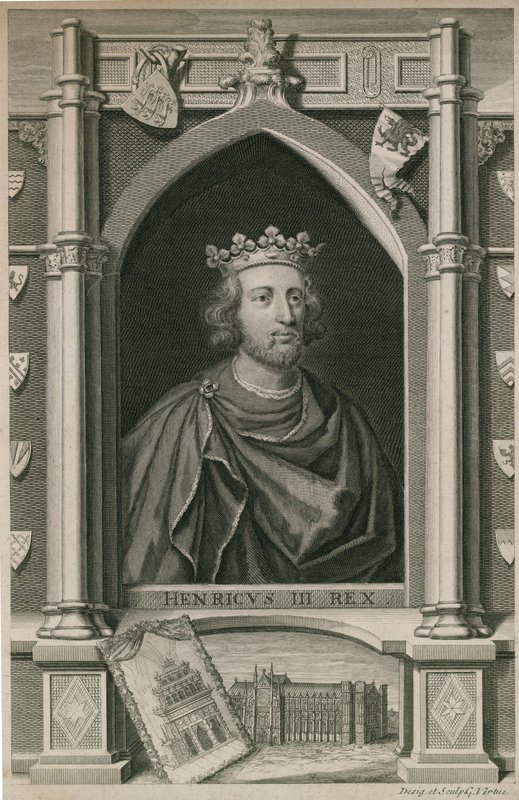 Henricus III Rex (gravering) af George Vertue