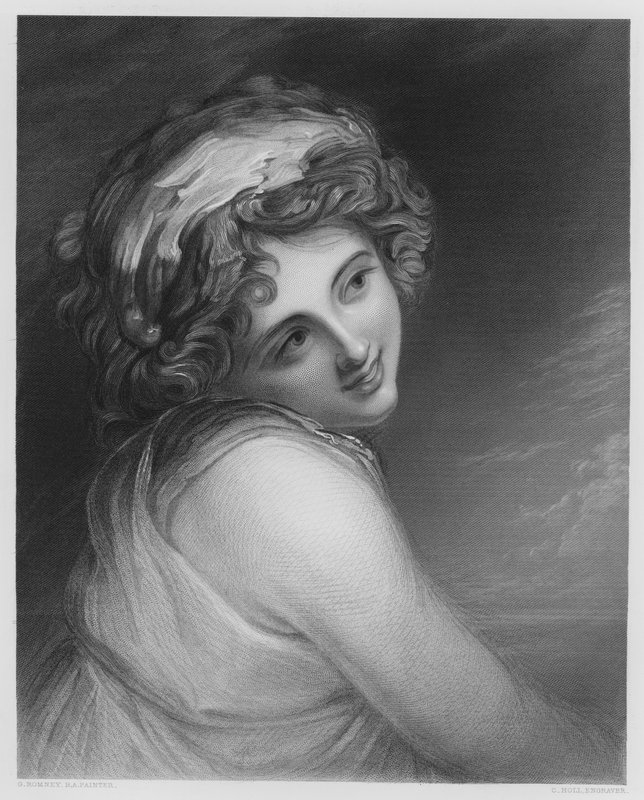 En Bacchante, fra billedet i Vernon Gallery af George after Romney
