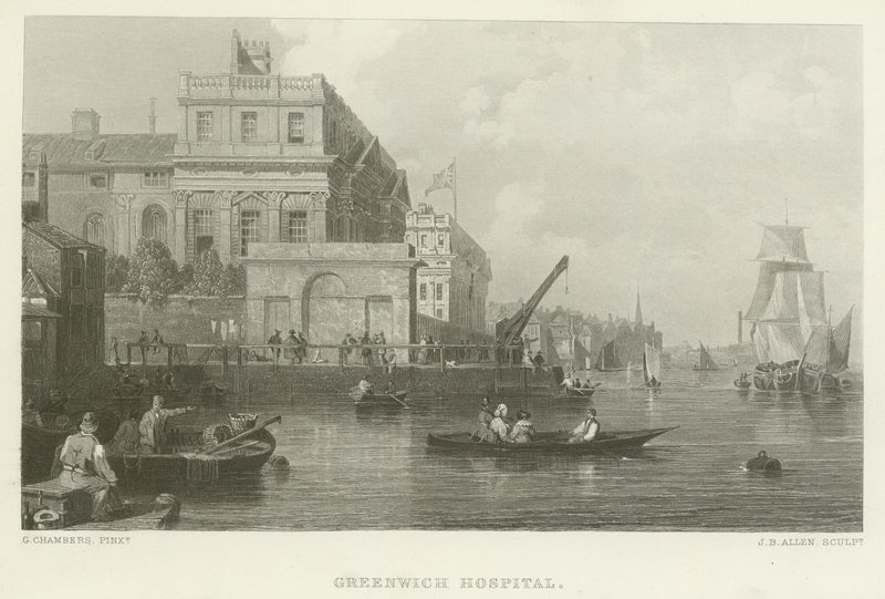Greenwich Hospital af George the Elder Chambers