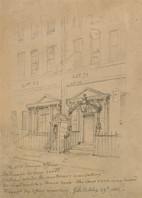Det gamle udenrigsministerium, Downing Street af George the Elder Scharf
