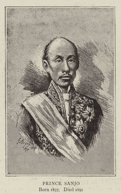 Prince Sanjo af Georges Ferdinand Bigot
