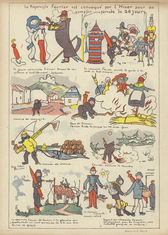 Illustration til Le Rire af Georges Delaw