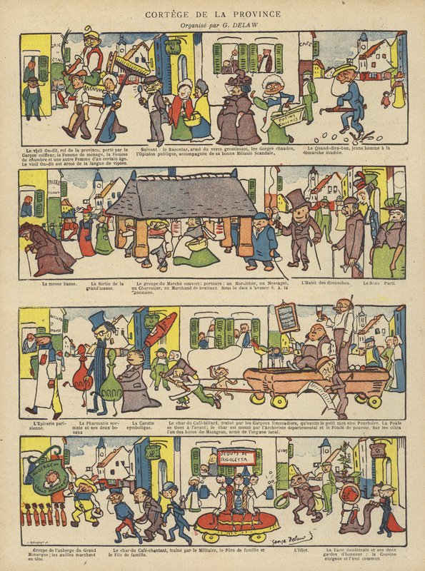 Illustration til Le Rire af Georges Delaw