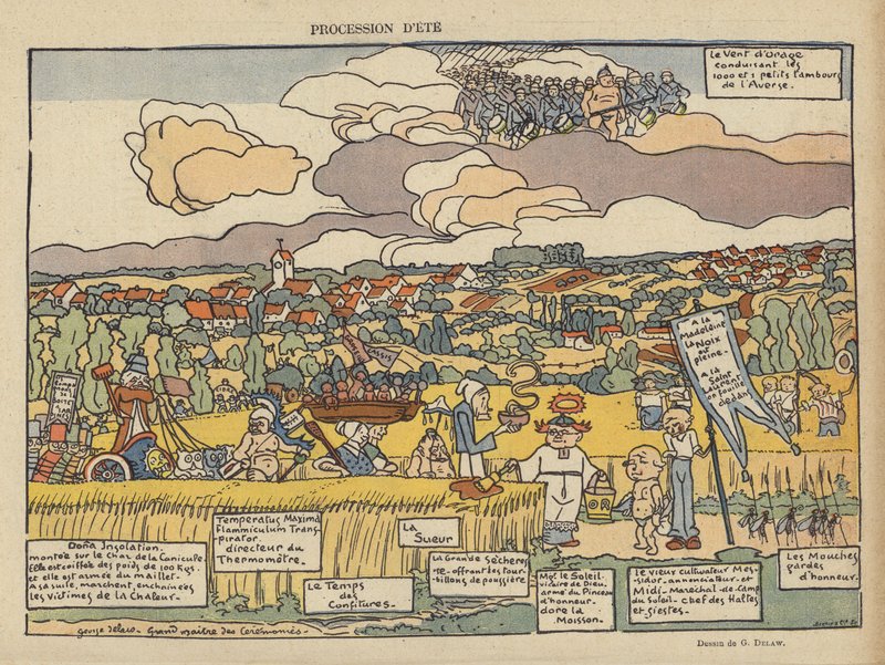 Illustration til Le Rire af Georges Delaw